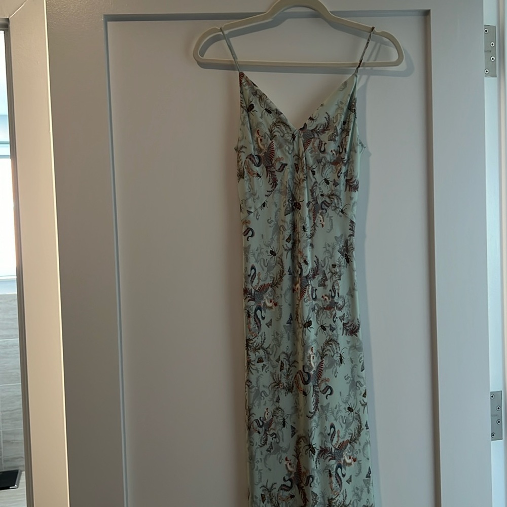 All saints slip dress midi